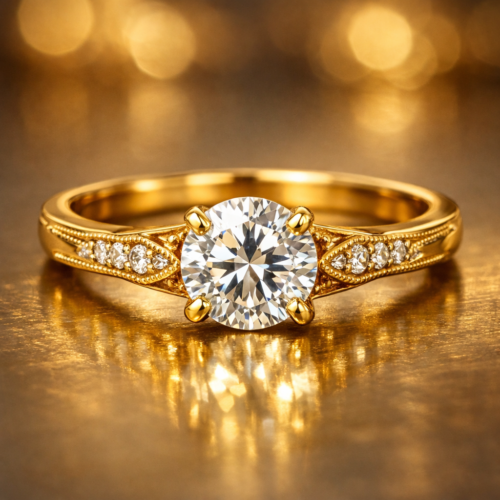 Generated image for: Generate image with Gold ring